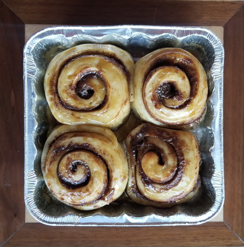 Caramel & Brown.B Sourdough Cinn. Rolls(4)