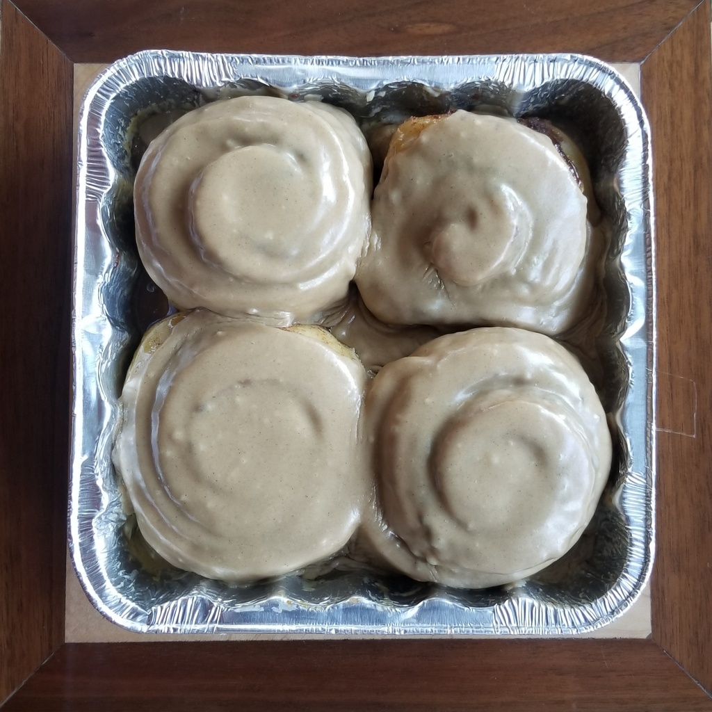 Caramel & Brown Butter Cinnamon Rolls 4pk