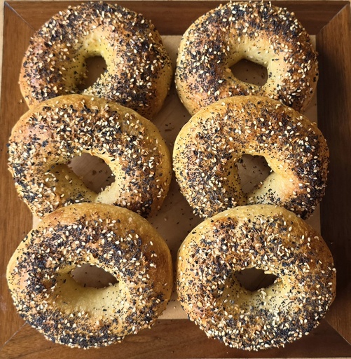 Sourdough Everything Bagels